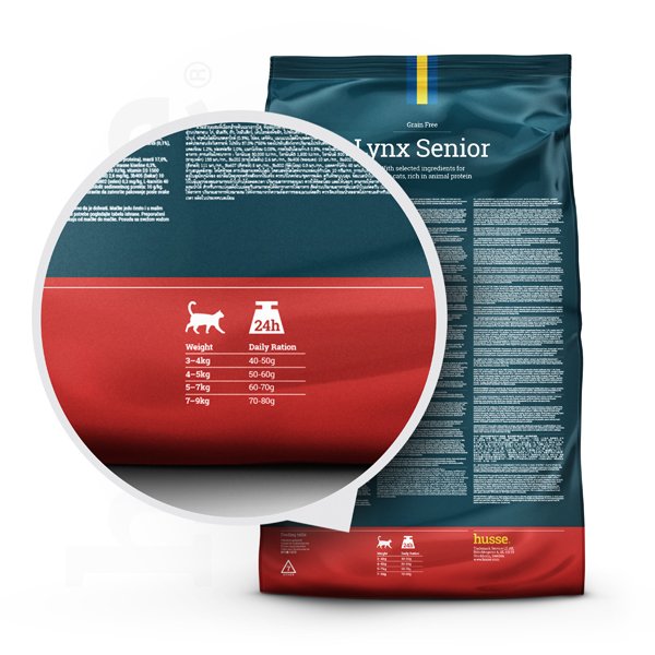 Lynx Senior, 7 kg | Täisväärtuslik, teraviljavaba toitumine eakatele kassidele