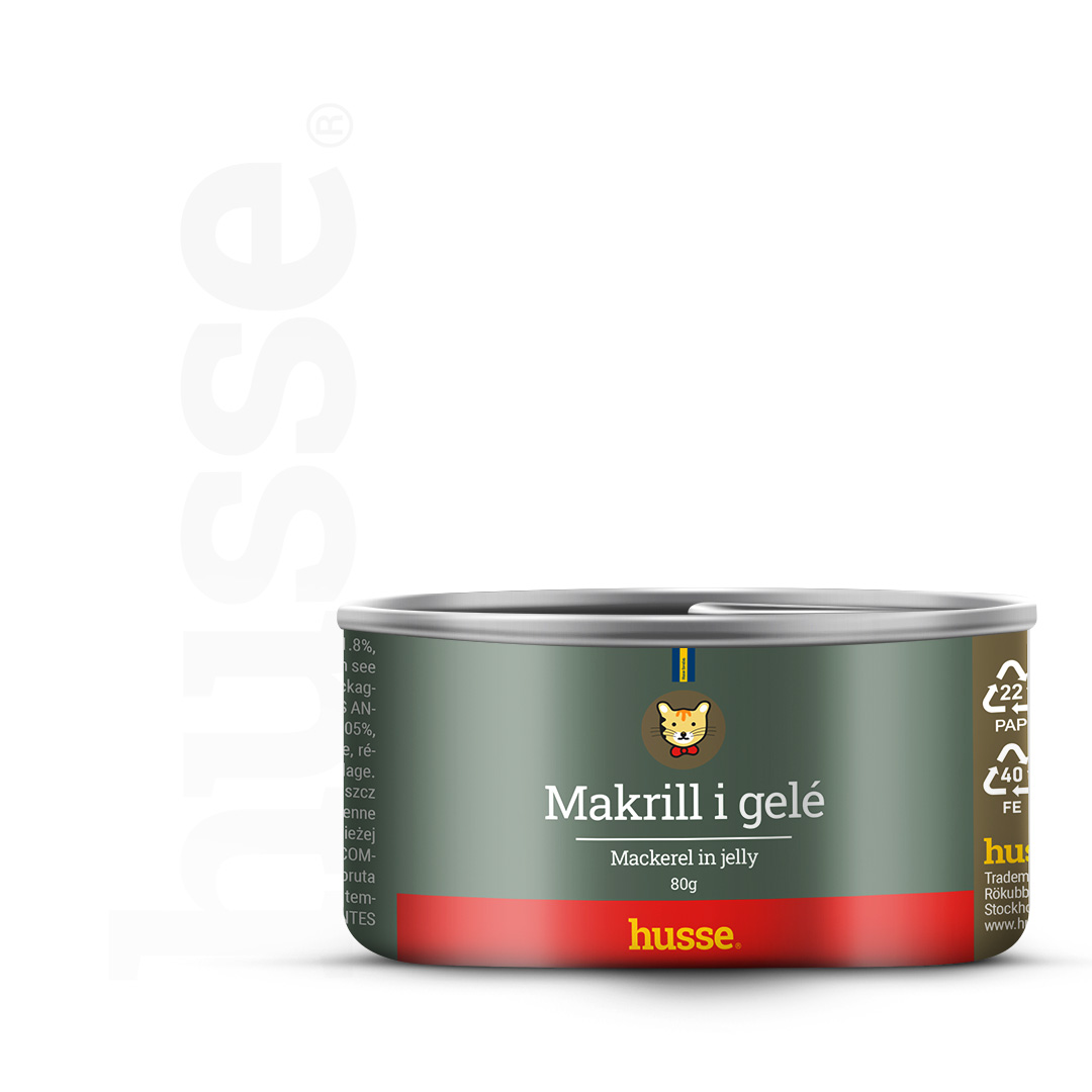 Makrill i gelé, 24 x 80 g | Värske makrelli õhtusöök želees