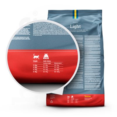 Exclusive Light, 2 kg | Kassi kuivtoit, mis on loodud tervisliku kehakaalu säilitamiseks