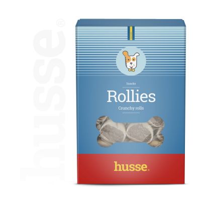 Rollies, 500 g |  Krõmpsuvad küpsised lihase sisuga koertele
