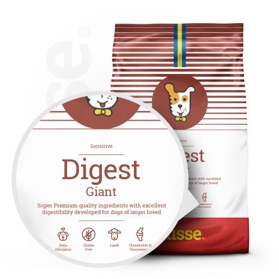 Sensitive Digest Giant, 12.5 kg | Gluteenivaba retsept piiratud loomsete valkude allikatega