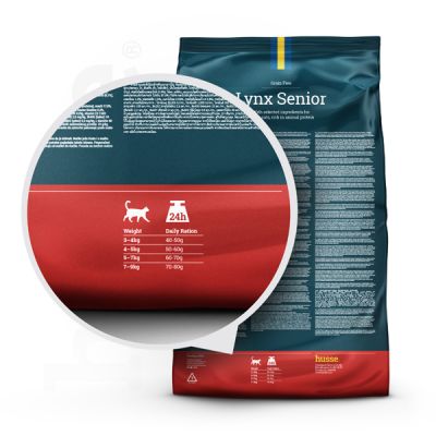 Lynx Senior, 7 kg | Täisväärtuslik, teraviljavaba toitumine eakatele kassidele