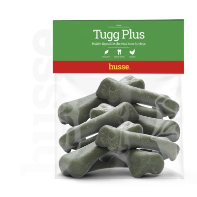 Tugg Plus S, 10 tk | Pakk sisaldab 10 väikest närimiskonti koertele, mis on mõeldud hammaste hooldamiseks