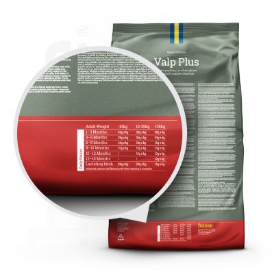 Valp Plus, 7 kg | Täisväärtuslik toitumine psülliumi ja köögiviljakiududega sujuva seedimise tagamiseks