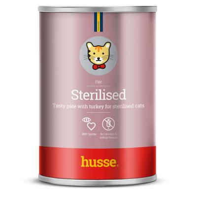 Sterilised pasteet, 400 g | Tasakaalustatud eine koos lisatud tauriiniga.