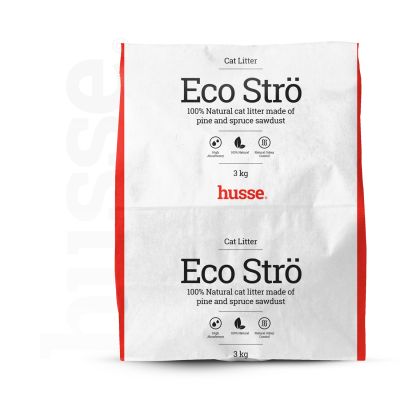 Eco Strö, 3 kg | 100% looduslik ja biolagunev kassiliiv.